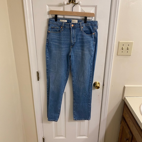 UNIVERSAL THREAD HIGH RISE SLIM STRAIGHT JEANS SIZE 29/8 EXCELLENT - Picture 10 of 12